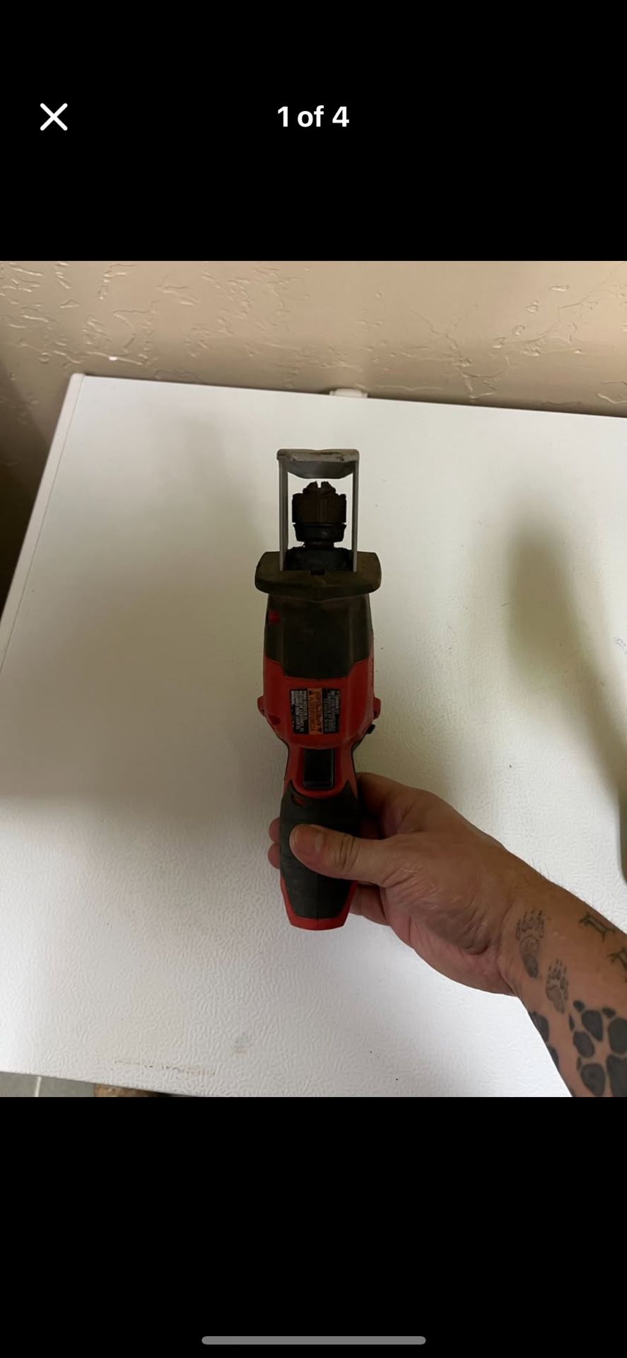 Milwaukee M12 HACKZALL Reciprocating Saw – Compact, Cordless, Tool Only