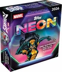 2026 Topps Chrome Neon Marvel Mega Box