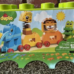 Duplo Lego animal train set