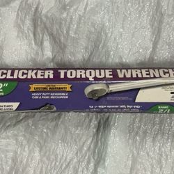 Pittsburgh Clicker Torque Wrench 1/2” Drive