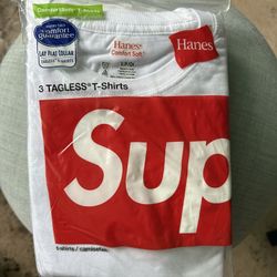 Supreme Hanes Tagless Tees (3 Pack)