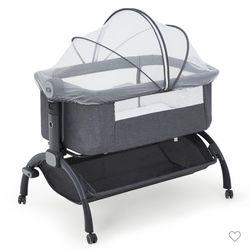 3In1 Adjustable Height Bedside Bassinet! New!