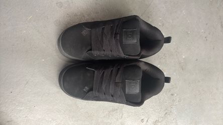 DC Shoes All-Black Low-Top Skate Shoes