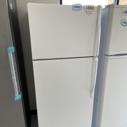 White Whirlpool Fridge Top Freezer Refrigerator With Warranty 