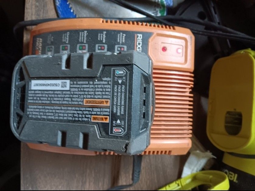 Ridgid Battery And Charger