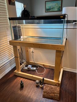 Bearded Dragon Tank-Stand Set Up