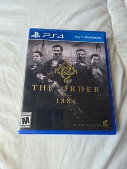 PS4 The Order 1886 Video Game New