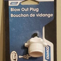 CAMCO 36103 BLOW OUT PLUG PLASTIC SCREWS INTO WATER INLET