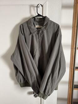 Green Vintage Bomber Jacket 