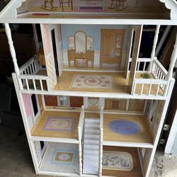 Kidkraft Kid Kraft Doll Play House 51.5”H X 32.5”W  Good Condition $40 OBO Davie Pickup Only