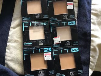 New Maybelline fit me powder foundation