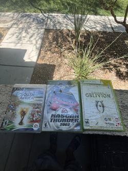 3 Video Games Xbox / PS3(Used)