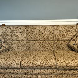 Vintage Solid Wood Sofa