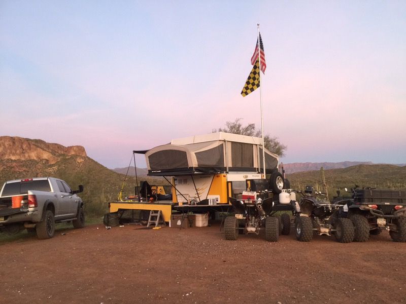 fleetwood scorpion pop up tent trailer toy trailer