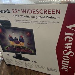 22” Widescreen ViewSonic Monitor