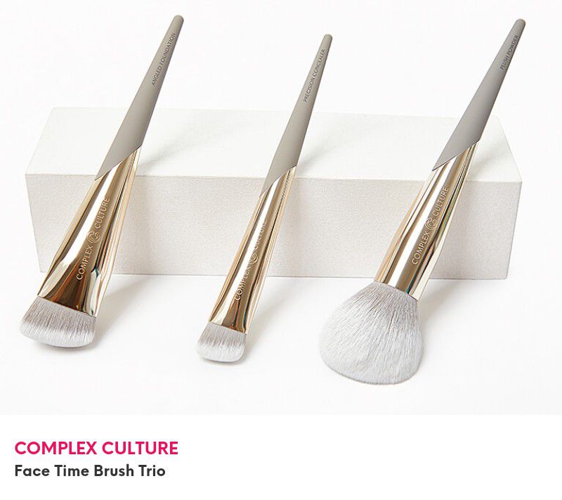 Complex Culture Face It Brush Trio   Brand New!! 