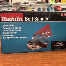 Makita New 4” Belt Sander 