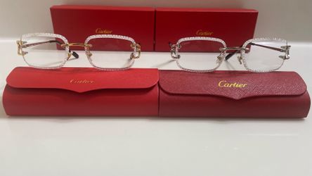 Clear Lens Cartier Frames (Dou Metalic)