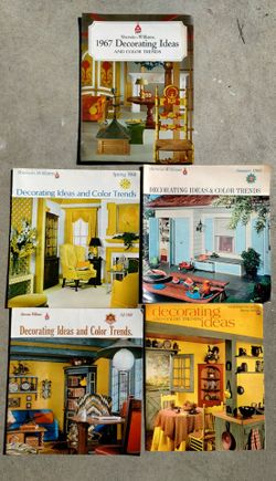 Vintage MCM 1960's Sherwin Williams Paint Decorating Ideas & Color Trends booklets
