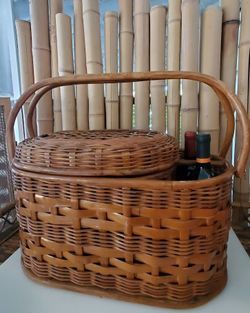 Luxury Rattan Picnic Basket
