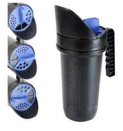 CHAPIN 8740A 64 oz All-Season Hand Shaker Spreader, Seed, Fertilizer & Salt Durable poly bottle; handles seed, fertilizer, salt and sand with 3 lid op
