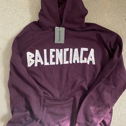 Balenciaga Tape Hoodie Size Medium 