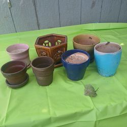 Ceramic planters