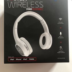 Morpheus 360 Tremors HP4500W Wireless On-Ear Headphones - Bluetooth 5.0 Headset with Microphone