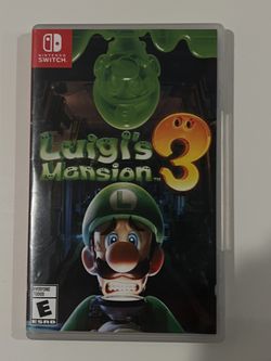 Luigi Mansions 3 Nintendo Switch 