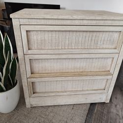 Coastal Dresser Or Entry Table Or End Table Three Drawers