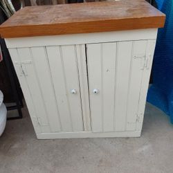 Antique Country Rustic Cabinet Cupboard - $35
