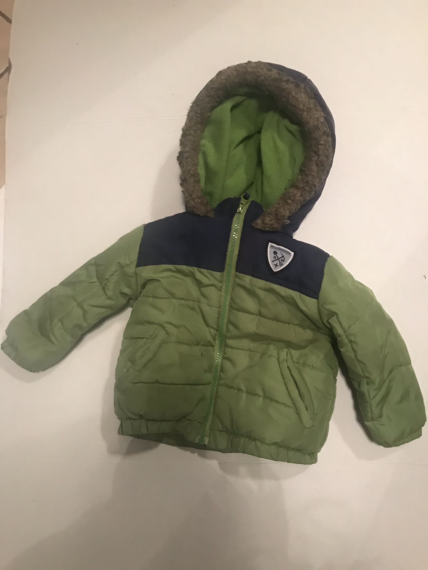Weather Proof Jacket/ Coat Green Size 18 months! New! Was purchased at Macy’s for $54