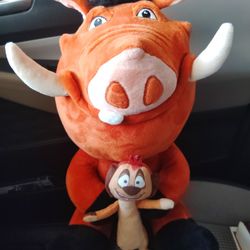 The Lion King 16" Hug Me Timon and Pumba Hug me