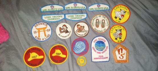 Vintage Girl Scout Patches
