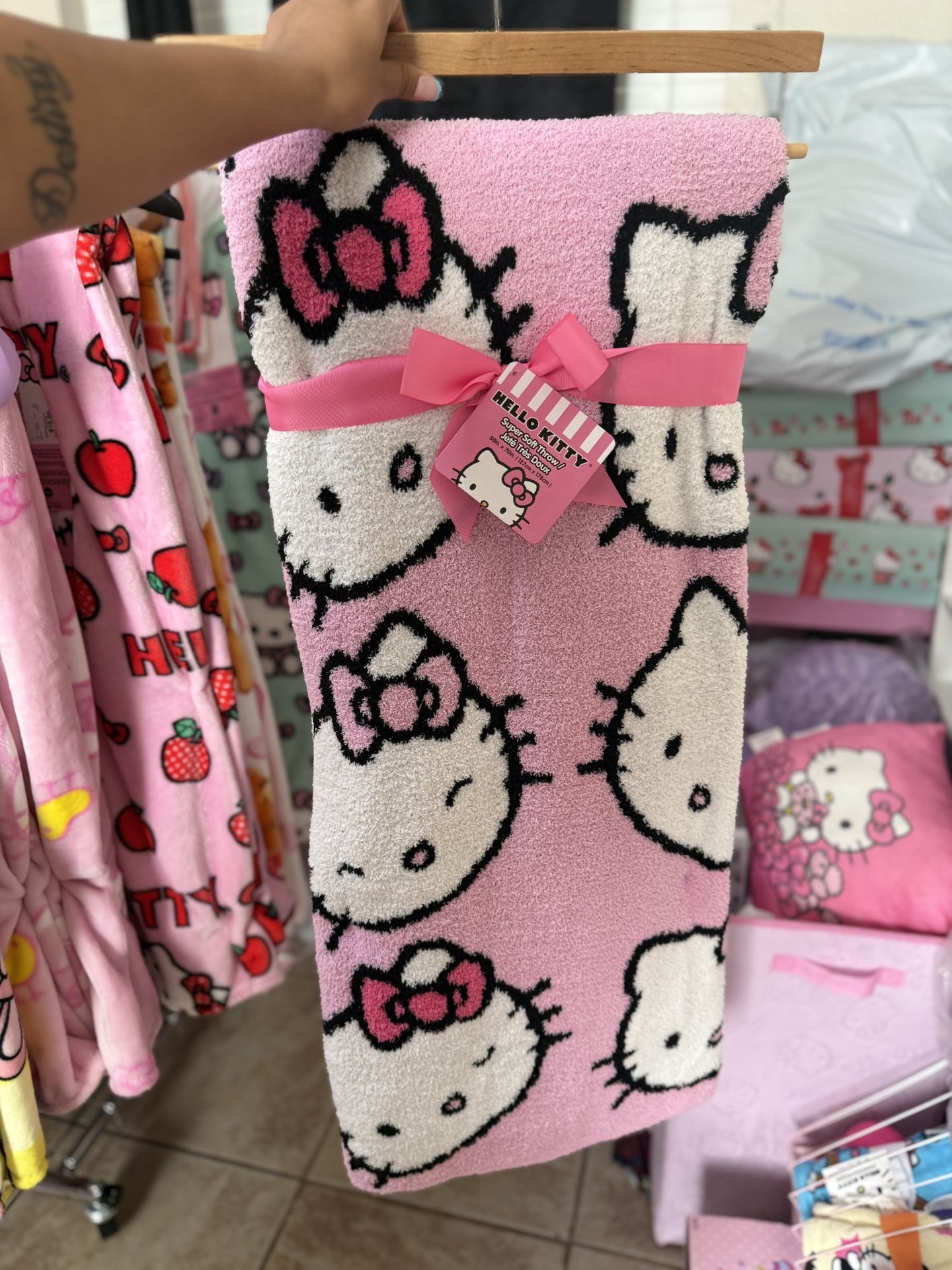 Brand New Hello Kitty Blanket