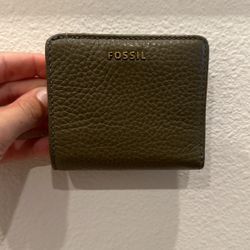 Fossil Olive Green Small Wallet 