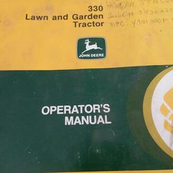 Manual John Deer 330