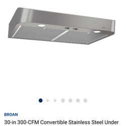 30-in Stainless Steel Under Cabinet Range Hood

