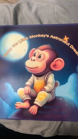 Children book: Teezy the little monkeys astronaut