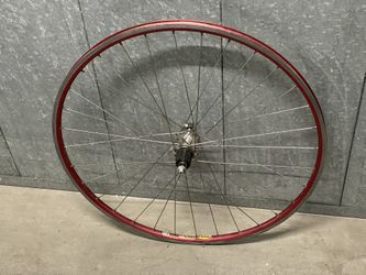 Shimano Ultegra 6500 Rear Hub Laced to A Mavic Open Pro Red Anodized 700c Clincher Rim