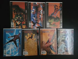 Ultimate Six #1-7 Complete Mini Series (Marvel)