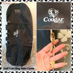 GOLF CART BAG RAIN COVER (UNUSED)

