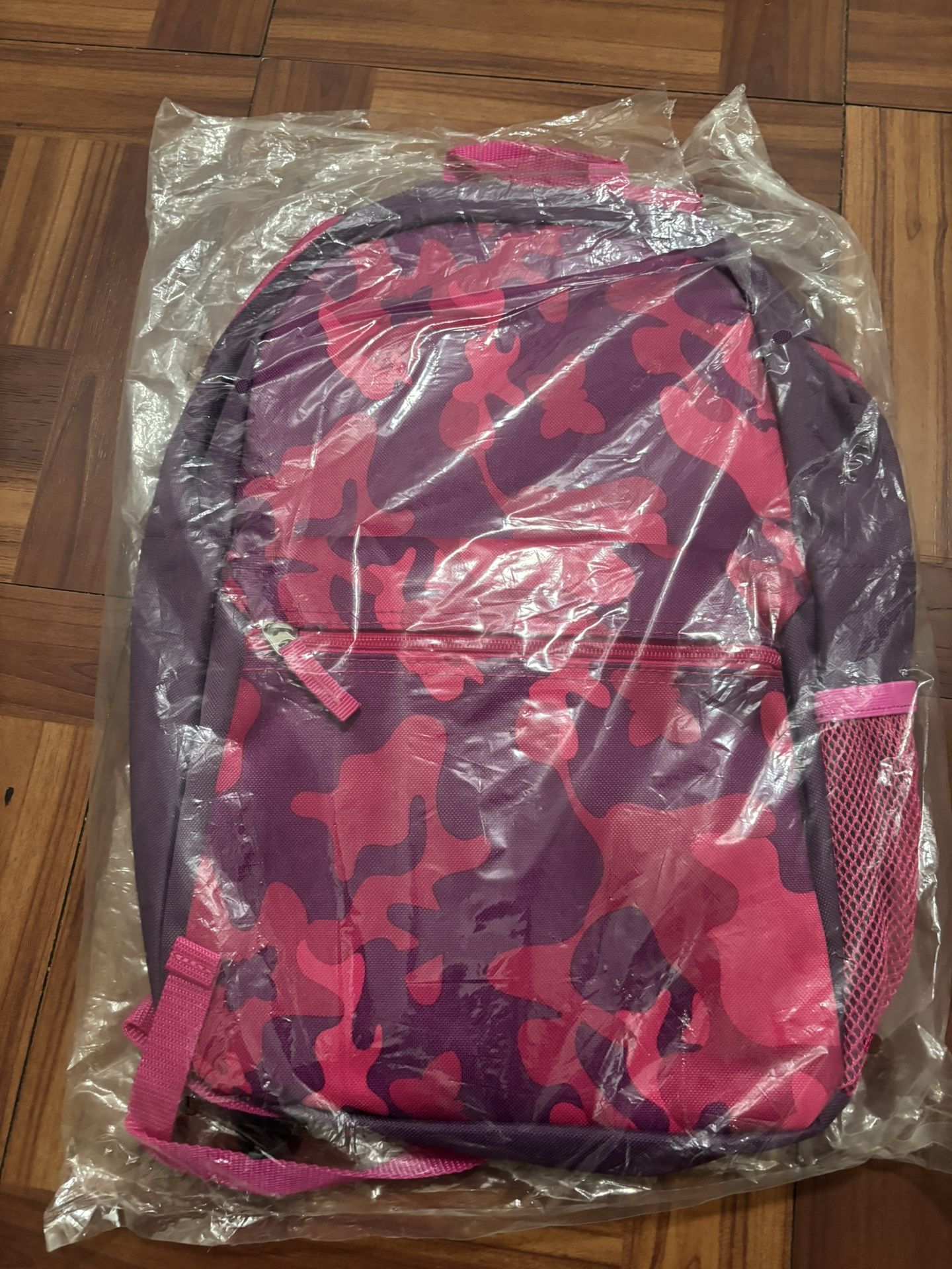 Pink Purple Camp Backpack 