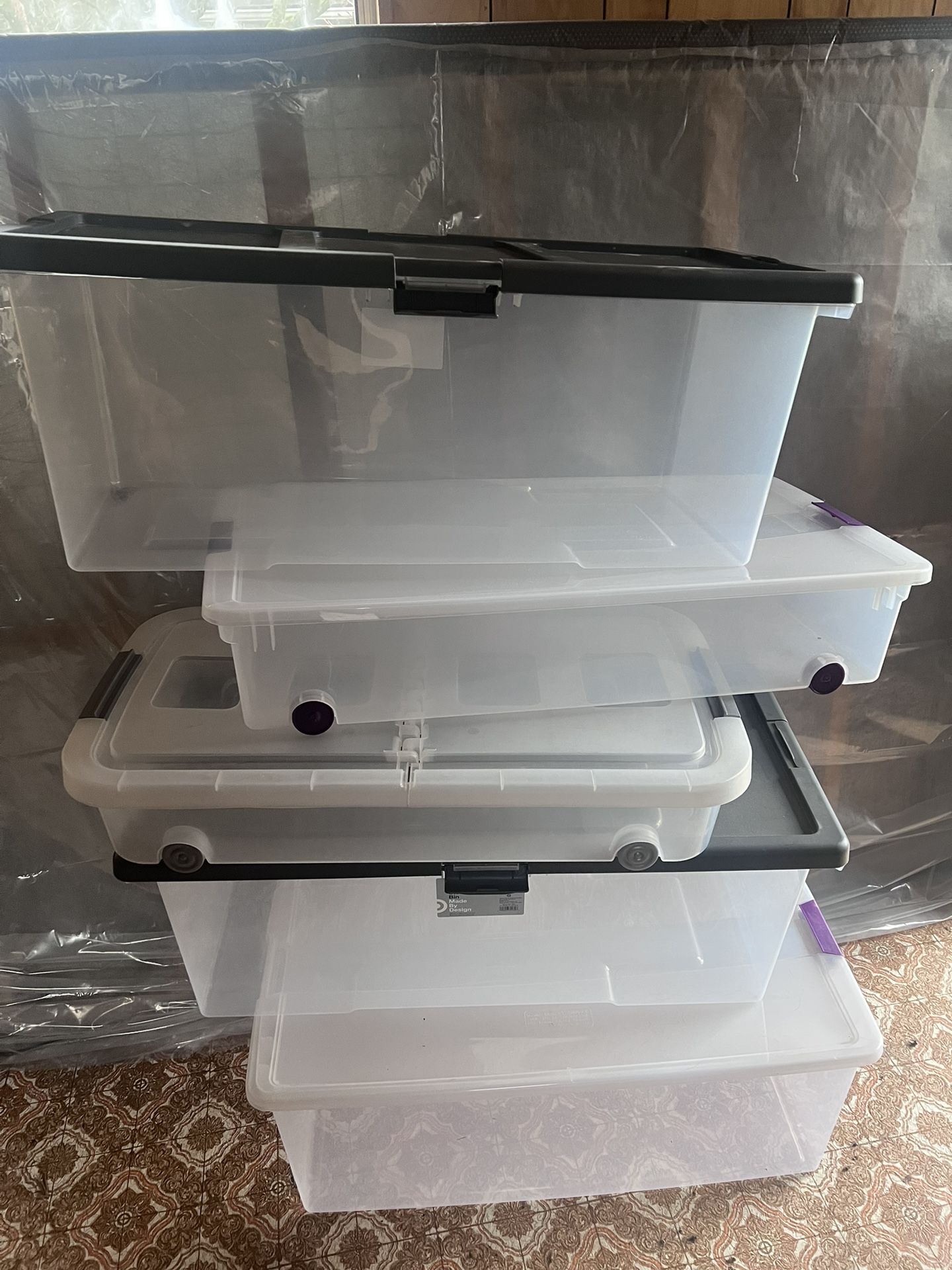5 Misc Storage Bins