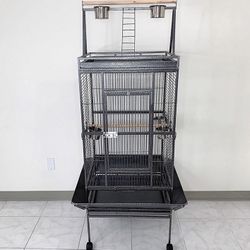 (NEW) $155 Large 68” Parrot Bird Cage for Parakeets Cockatiel Chinchilla Conure Cockatoo Lovebird Parakeet 