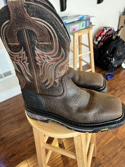Justin Vibram Steeltoe Work Boots 11.5 NEW!! Thumbnail