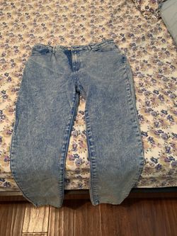 blue washed jeans