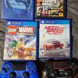 Ps4 Remotes And Games