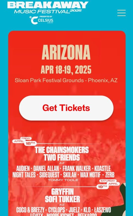 Breakaway Tickets