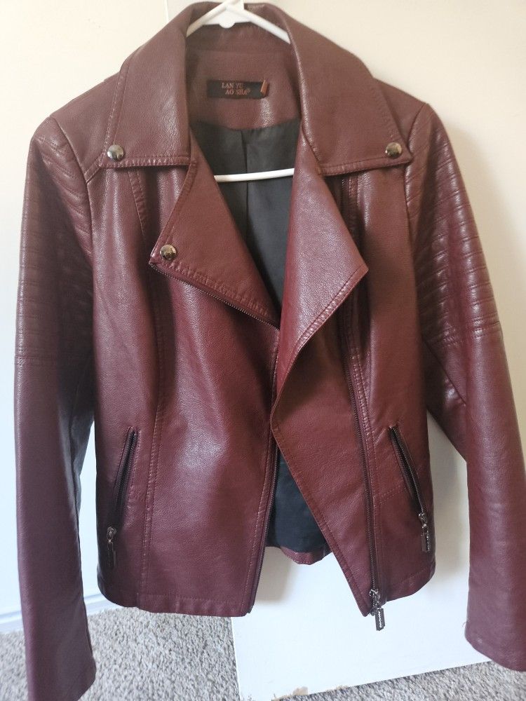 Red Leather Jacket 